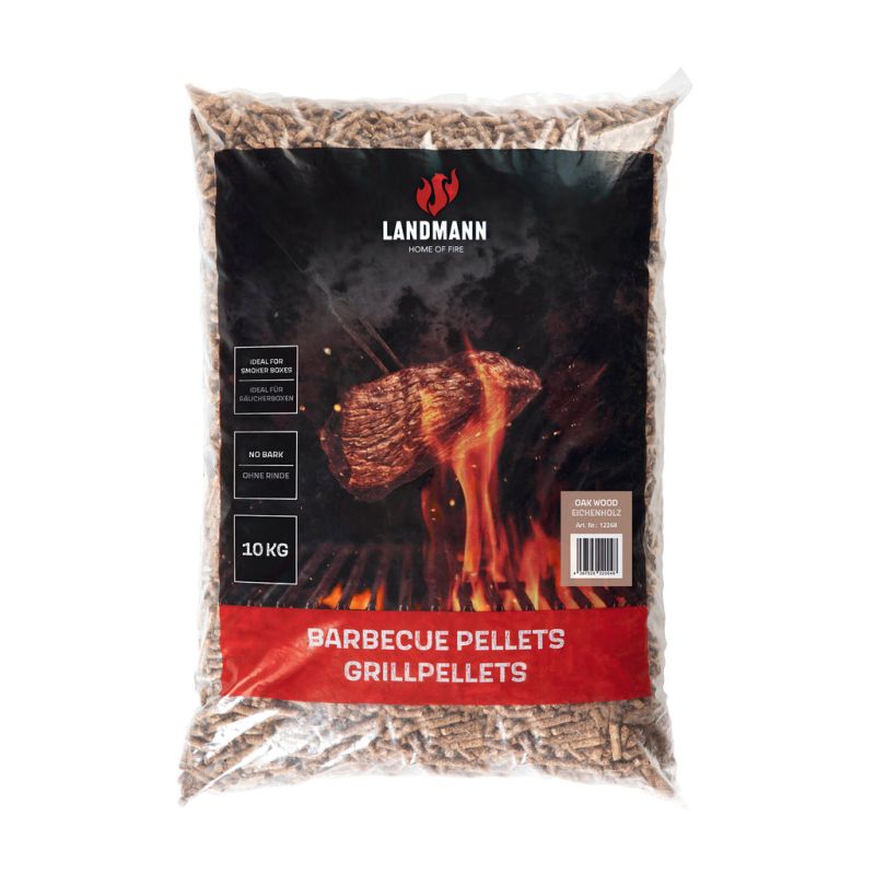 Peleti pentru grill Landmann 12268, lemn de stejar, 10 Kg - 1