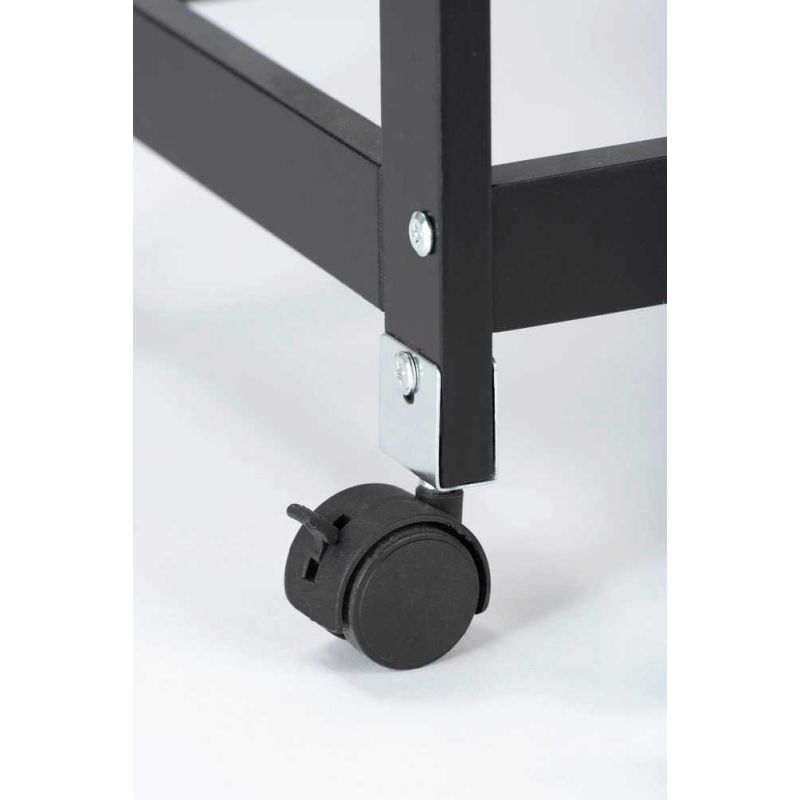 Mini bar, polite si sertare, negru, MDF, 67 x 86,5 x 35 cm Wenko Bon Appetit 54128100 - 6