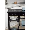 Mini bar, polite si sertare, negru, MDF, 67 x 86,5 x 35 cm Wenko Bon Appetit 54128100 - 9