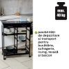 Mini bar, polite si sertare, negru, MDF, 67 x 86,5 x 35 cm Wenko Bon Appetit 54128100 - 5