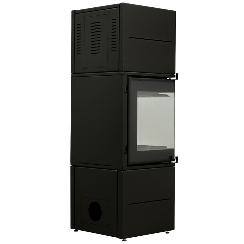 Semineu pe lemne 12Kw A-Caminetti Scandinavian Quattro 50BH - 3