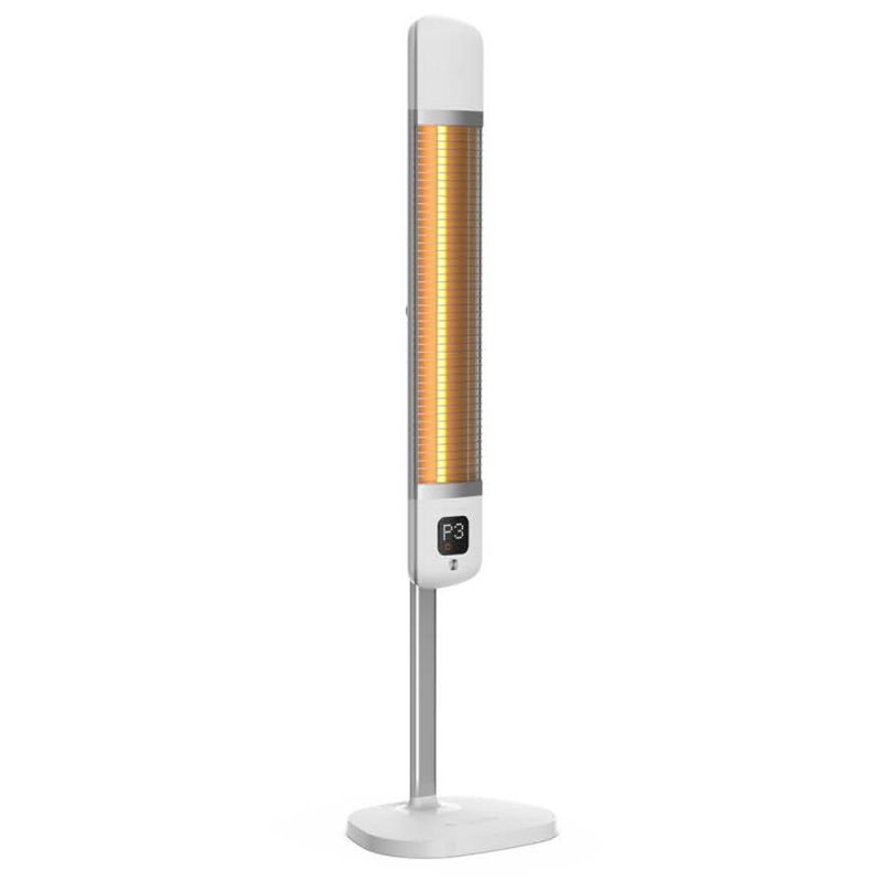 Incalzitor electric infrarosu cu stativ Luxeva PRO FR 2.500 W alb - 1