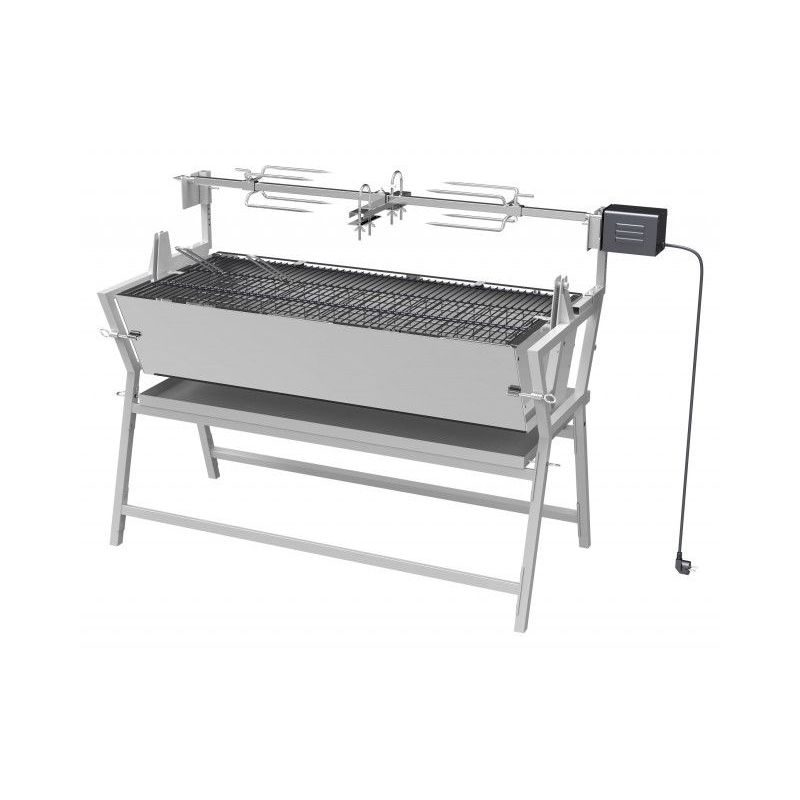Gratar pe carbune PIGLET cu rotisor electric 30kg Cattara - 1 Gratar pe carbune PIGLET cu rotisor electric 30kg Cattara - 1