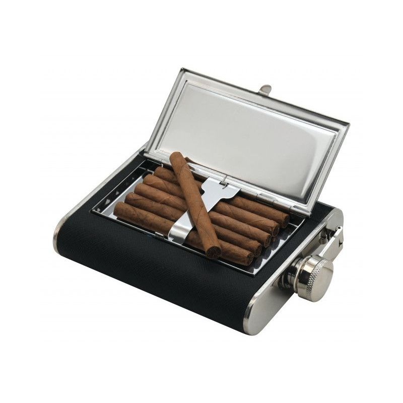Butelca 175ml cu tabachera Cattara TT13645 - 2