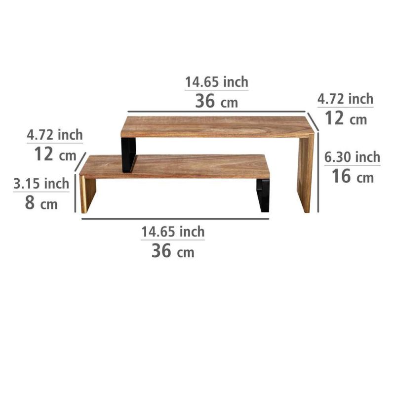 Rafturi de bucatarie din lemn de acacia Wenko Black Outdoor Kitchen 55097100 - 8