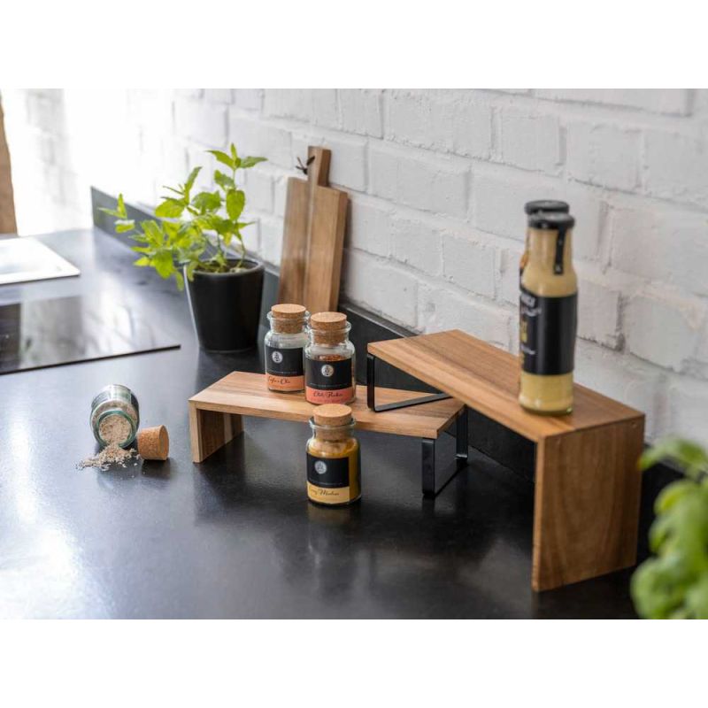 Rafturi de bucatarie din lemn de acacia Wenko Black Outdoor Kitchen 55097100 - 15