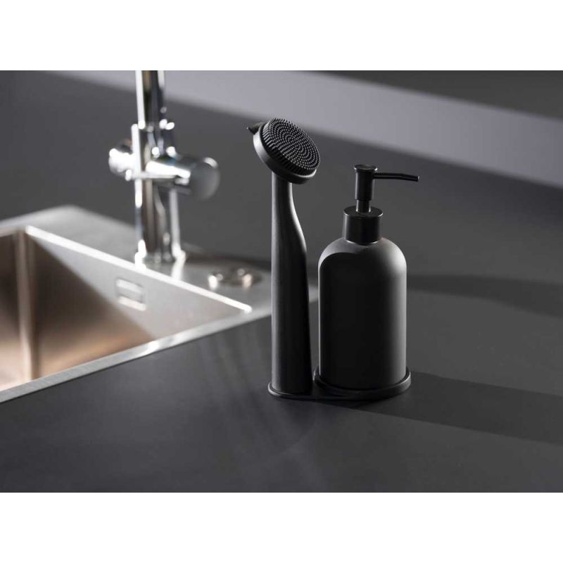 Set dispenser sapun lichid si perie pentru bucatarie Wenko Black Outdoor Kitchen Piedo 55077100 - 7