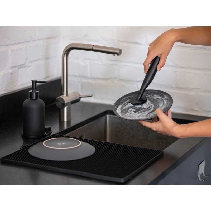 Set dispenser sapun lichid si perie pentru bucatarie Wenko Black Outdoor Kitchen Piedo 55077100 - 9