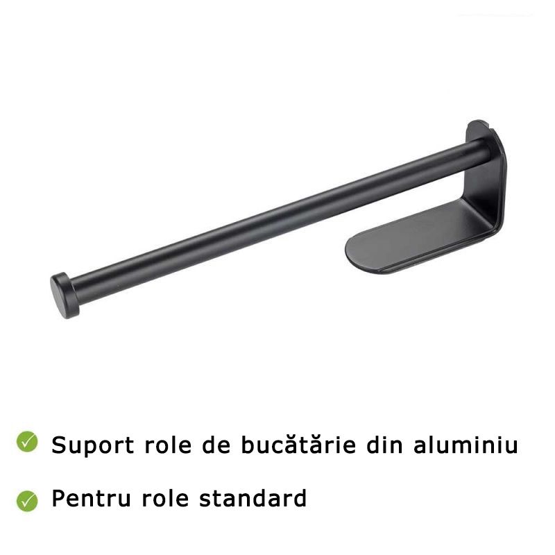 Suport pentru rola prosoape de bucatarie Wenko Nio 53214100 - 1 Suport pentru rola prosoape de bucatarie Wenko Nio 53214100 - 1