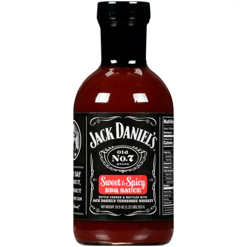 Sos Jack Daniels Sweet & Spicy BBQ Sauce 473 ml 553 g JD-2393 - 1 Sos Jack Daniels Sweet & Spicy BBQ Sauce 473 ml 553 g JD-2393 - 1