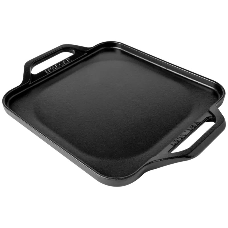 Tava patrata din fonta cu doua manere Traeger, 29 cm, BAC703 - 1