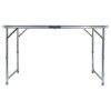 Set pliabil masa + 4 scaune DOUBLE Cattara - gri - TT13488 - 2