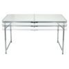 Set pliabil masa + 4 scaune DOUBLE Cattara - gri - TT13488 - 4