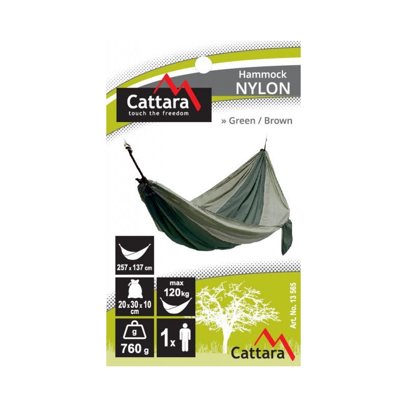 Hamac 275x137cm Cattara - verde/maro - TT13565 - 4