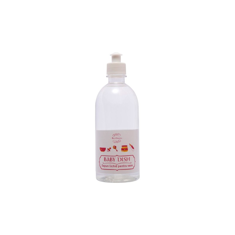 Sapun lichid pentru vase Bio Green Baby Dish 500 ml - 1 Sapun lichid pentru vase Bio Green Baby Dish 500 ml - 1