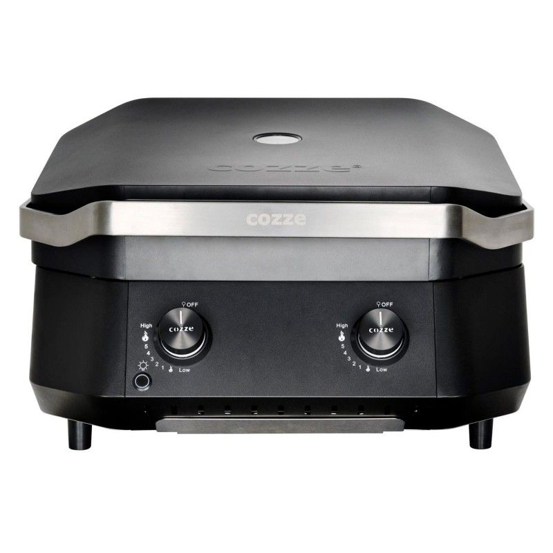 Gratar pe gaz tip plancha cu 2 arzatoare si capac Cozze 500 5kW 90520 - 1 Gratar pe gaz tip plancha cu 2 arzatoare si capac Cozze 500 5kW 90520 - 1