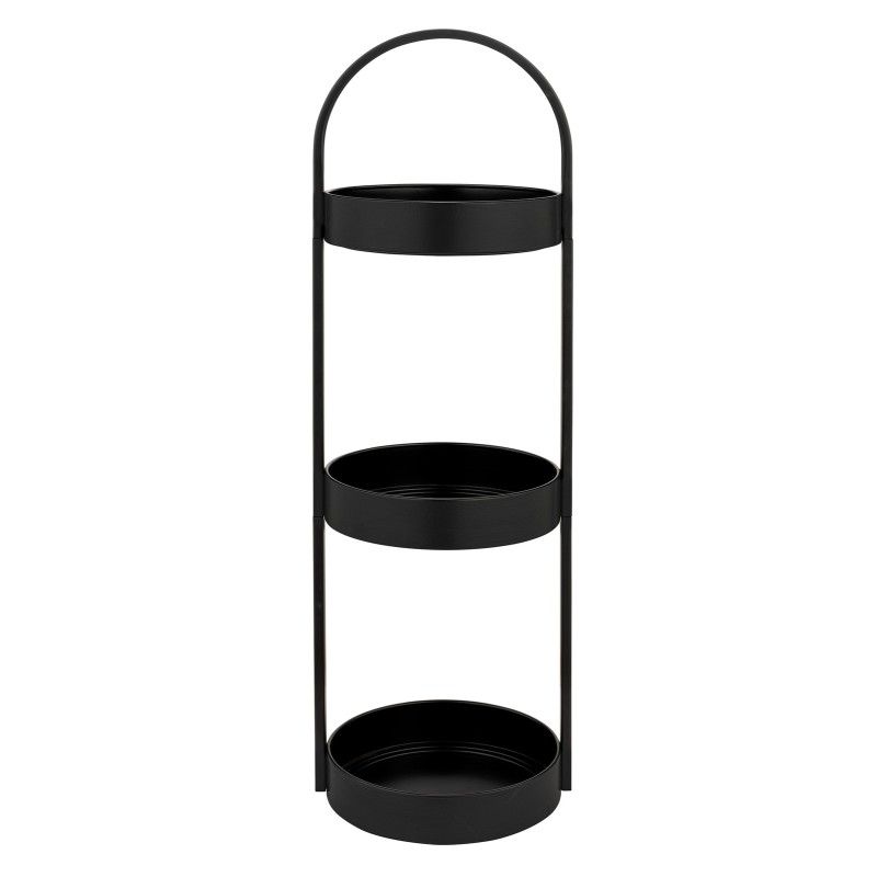 Suport cu 3 etajere Wenko Dongo negru 26058100 - 1 Suport cu 3 etajere Wenko Dongo negru 26058100 - 1