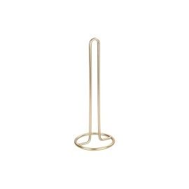 Suport prosoape de bucatarie Wenko Gina 32,5 cm inaltime diametru 12,5 cm auriu mat 53249100 - 1