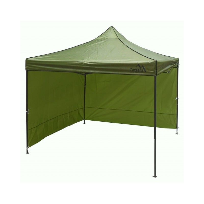 Perete lateral impermeabil pentru pavilion Cattara 2 x 3m verde - TT13340 - 6