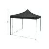 Pavilion pliabil impermeabil Cattara 3 x 3m verde - TT13342 - 7