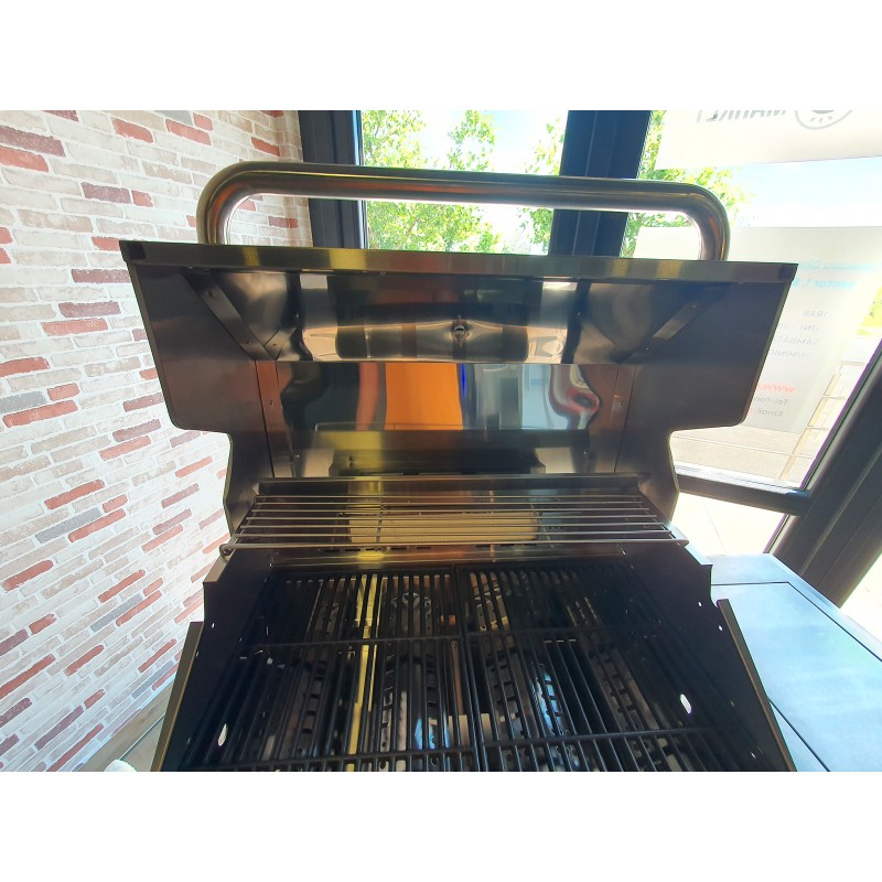 Gratar pe gaz din inox ALL GRILL Allrounder L 100304, cu 4.1 arzatoare si arzator ceramic pentru rotisor - 6
