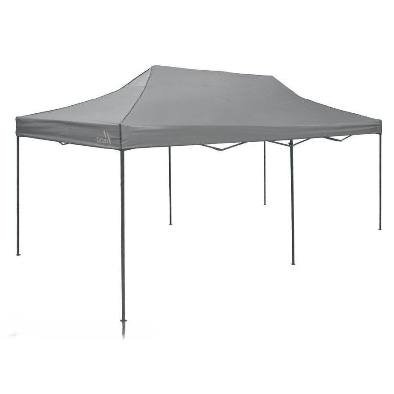 Pavilion pliabil impermeabil Cattara 3 x 6m gri - TT13343 - 1 Pavilion pliabil impermeabil Cattara 3 x 6m gri - TT13343 - 1