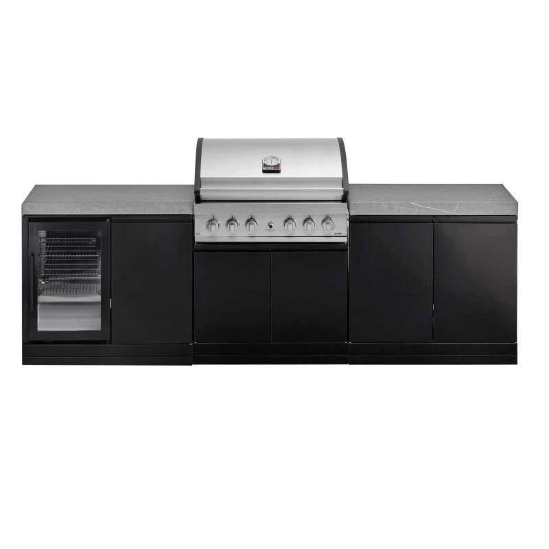 Bucatarie de exterior Grandhall K0GK-01 si Gratar pe gaz Elite G5 K04000309A cu frigider - 1 Bucatarie de exterior Grandhall K0GK-01 si Gratar pe gaz Elite G5 K04000309A cu frigider - 1