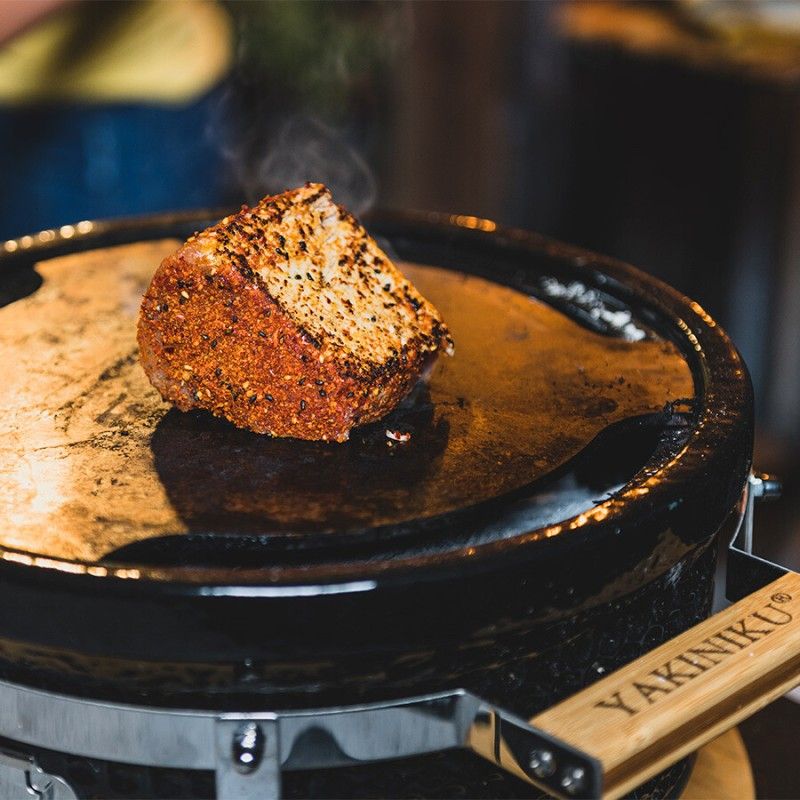 Plită Teppanyaki pentru Grătar Rotund Yakiniku Shichirin