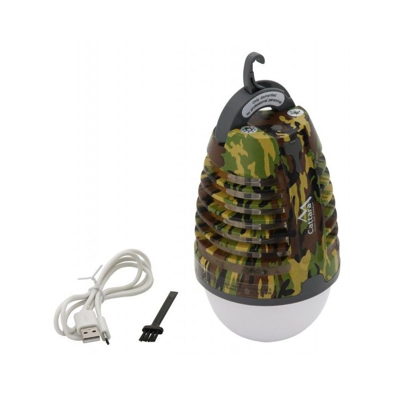 Lampa LED reincarcabila, cu aparat anti-insecte cu UV Pear Army Cattara - TT13179 - 1 Lampa LED reincarcabila, cu aparat anti-insecte cu UV Pear Army Cattara - TT13179 - 1