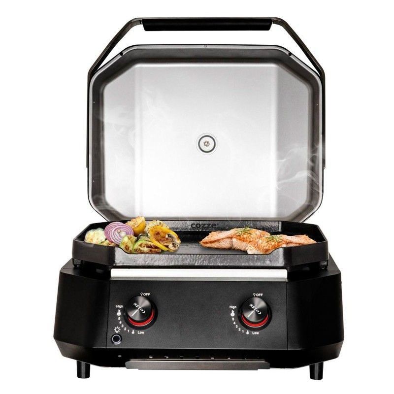 Gratar pe gaz tip plancha cu 2 arzatoare Cozze 500 5kW 90520 si Stand metalic Cozze 90532 - 3