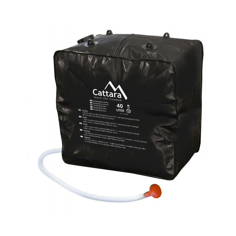 Dus solar portabil pentru camping 40l litri Cattara - TT13293 - 1 Dus solar portabil pentru camping 40l litri Cattara - TT13293 - 1