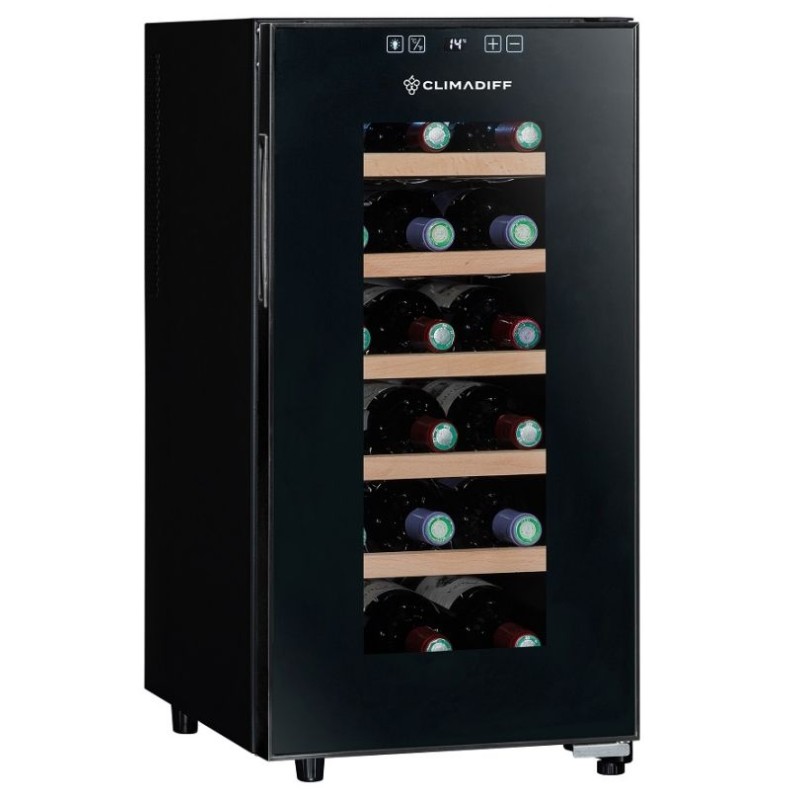 Racitor de vin, 18 sticle, 1 zona, hibrid Climadiff CC18F - 1 Racitor de vin, 18 sticle, 1 zona, hibrid Climadiff CC18F - 1