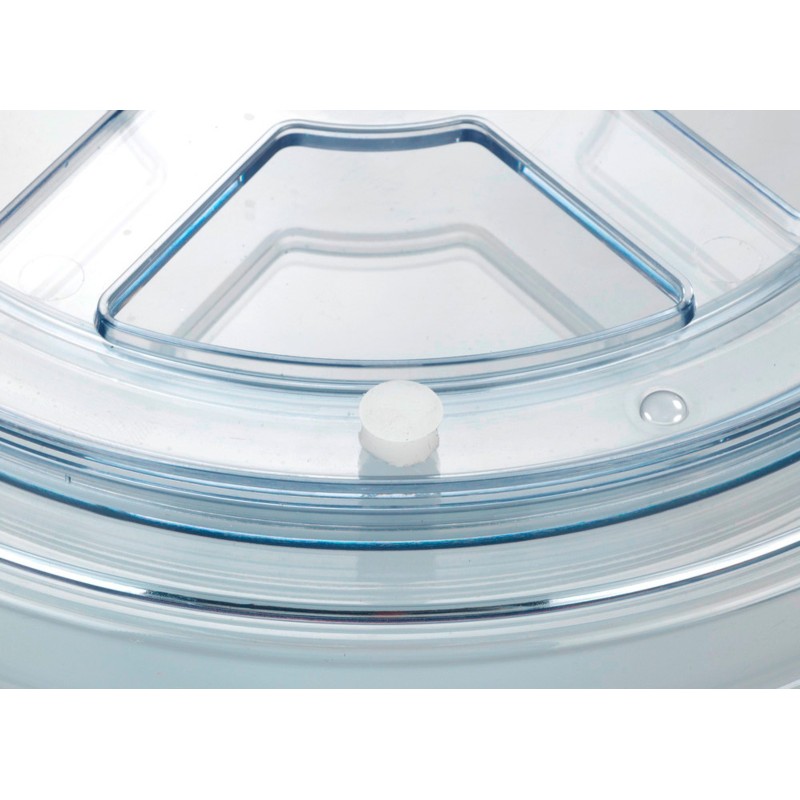 Tava rotativa din plastic reciclat transparent Wenko Victoria 53311100 - 2