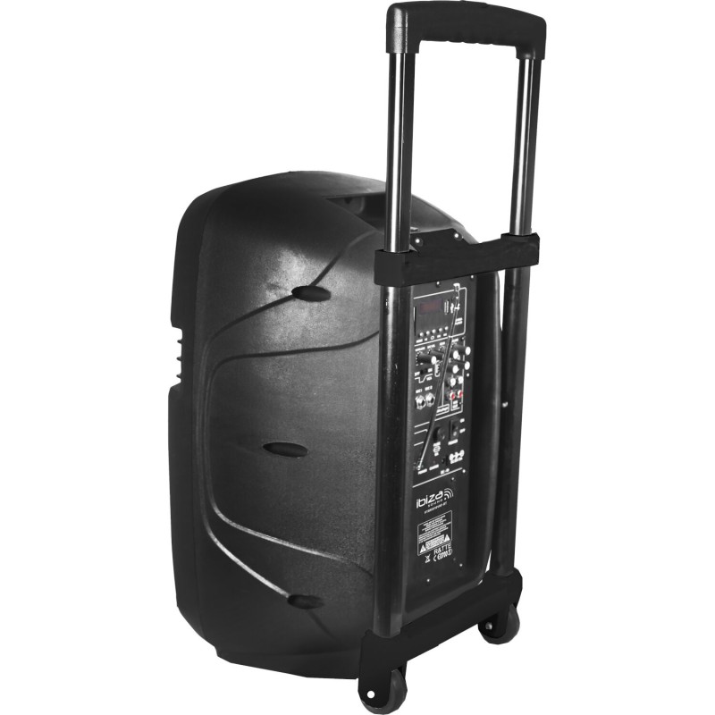 Boxa portabila activa Ibiza difuzor 25CM 200W microfon bluetooth HYBRID10VHF-BT - 6