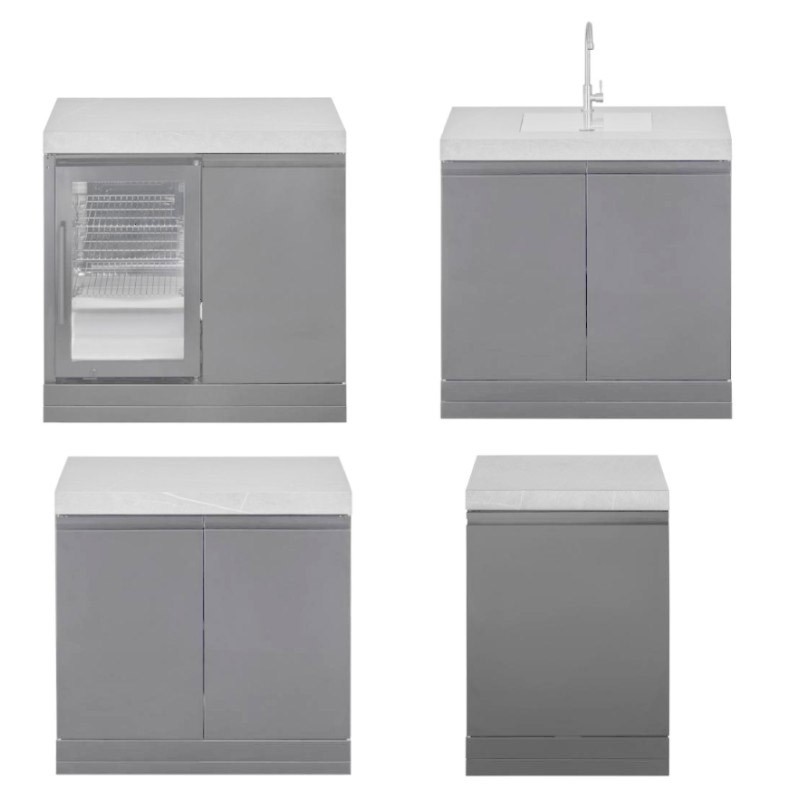 Modul bucatarie de exterior cu chiuveta Grandhall K01000292S - 17