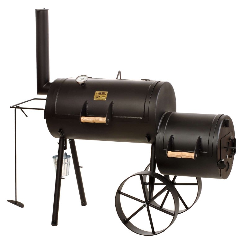 Gratar pe carbuni cu afumatoare JOE's Barbeque Smoker 16 inci Wild West JS-33910 - 1 Gratar pe carbuni cu afumatoare JOE's Barbeque Smoker 16 inci Wild West JS-33910 - 1