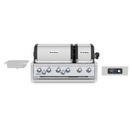 Gratar pe gaz cu 6 arzatoare, incastrabil, Broil King Imperial QS 690 BI, L114 x l69 x i63 gri/negru 696783RO - 1
