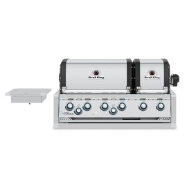 Gratar pe gaz cu 6 arzatoare, incastrabil, Broil King Imperial S690, L114 x l68.5 x i62.5 gri 997083RO - 1