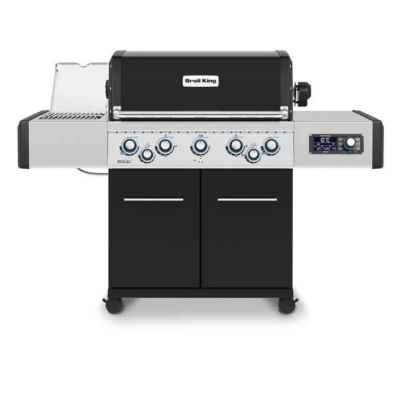 Gratar pe gaz cu 5 arzatoare, Broil King Regal Q 590 IR, L159 x l63 x i125 negru/gri 6882830 - 1