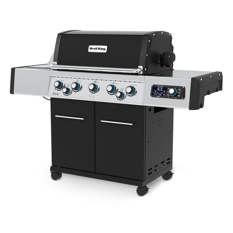 Gratar pe gaz cu 5 arzatoare, Broil King Regal Q 590 IR, L159 x l63 x i125 negru/gri 6882830 - 5