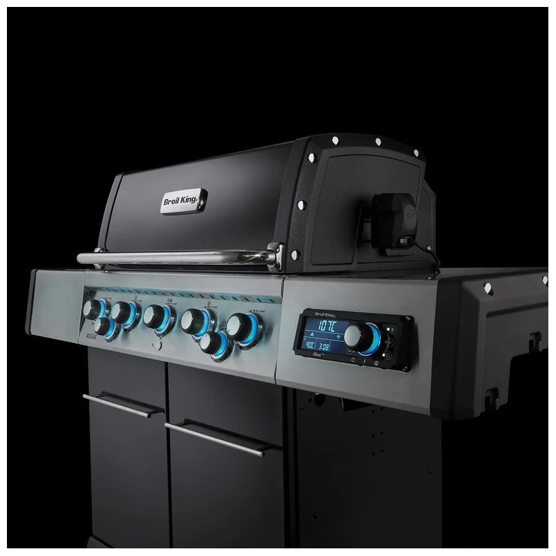 Gratar pe gaz cu 5 arzatoare, Broil King Regal Q 590 IR, L159 x l63 x i125 negru/gri 6882830 - 3