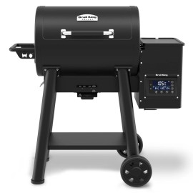 Gratar pe peleti cu afumatoare Broil King Crown 400, L133 x l54 x i110 negru 493055 - 1