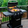 Gratar pe gaz cu 3 arzatoare, Broil King Royal 320 Shadow L125 x l54 x i122 negru 824253SDWRO - 7