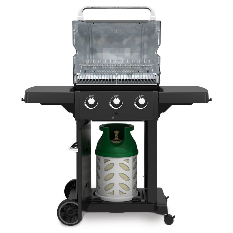 Gratar pe gaz cu 3 arzatoare, Broil King Royal 320 Shadow L125 x l54 x i122 negru 824253SDWRO - 4