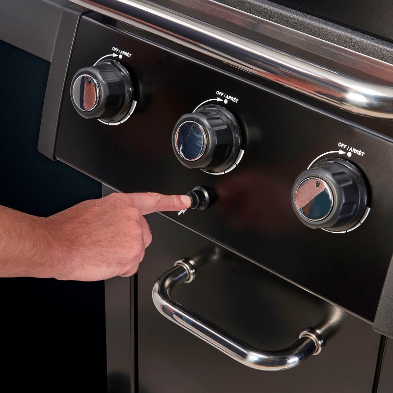 Gratar pe gaz cu 3 arzatoare, Broil King Royal 320 Shadow L125 x l54 x i122 negru 824253SDWRO - 11