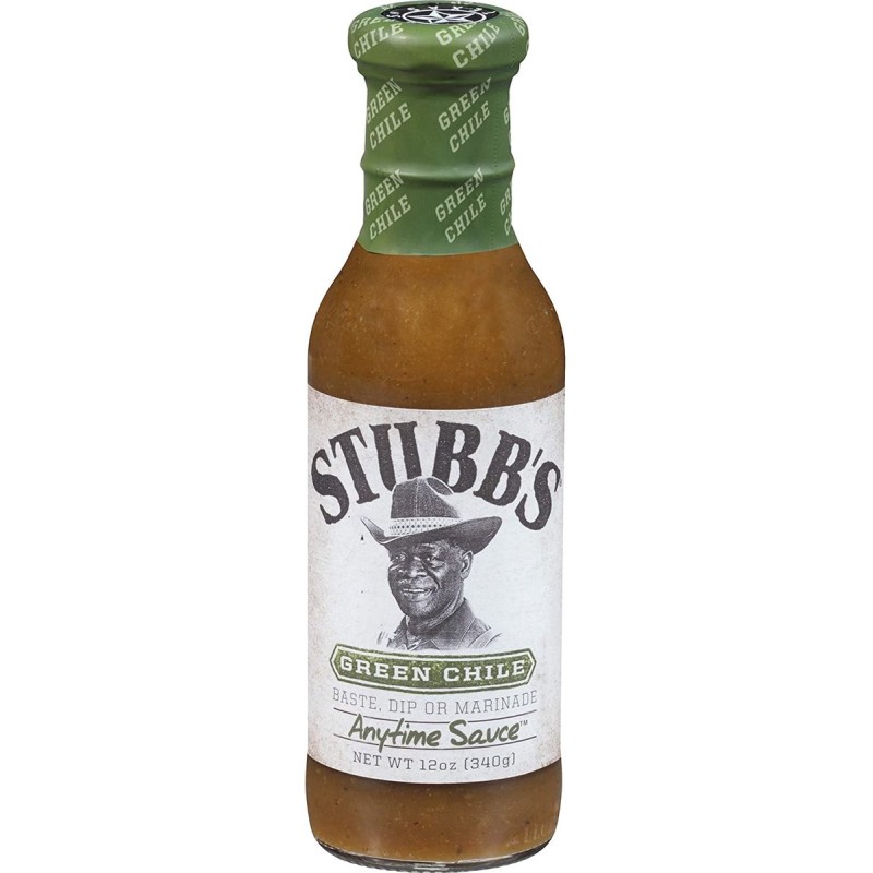 Sos Stubb's Green Chile Anytime Sauce 330 ml 340 g ST-231 - 1 Sos Stubb's Green Chile Anytime Sauce 330 ml 340 g ST-231 - 1