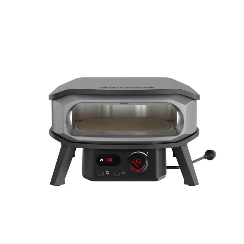 Cuptor pentru pizza electric cu piatra rotativa control digital temperatura Premium Rotate 13 inci 33 cm 230V 2.200W Cozze 90446