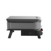 Cuptor pentru pizza electric cu piatra rotativa control digital temperatura Premium Rotate 17 inci 43 cm 230V 2.200W Cozze 90448