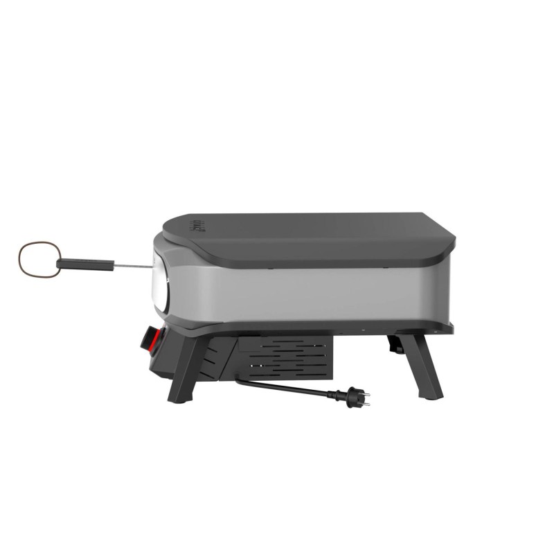 Cuptor pentru pizza electric cu piatra rotativa control digital temperatura Premium Rotate 17 inci 43 cm 230V 2.200W Cozze 90448