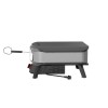 Cuptor pentru pizza electric cu piatra rotativa control digital temperatura Premium Rotate 17 inci 43 cm 230V 2.200W Cozze 90448